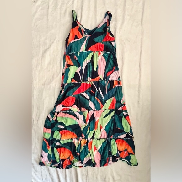 Soma Multicolor Layered Rayon Blend Maxi-Dess - Picture 6 of 8